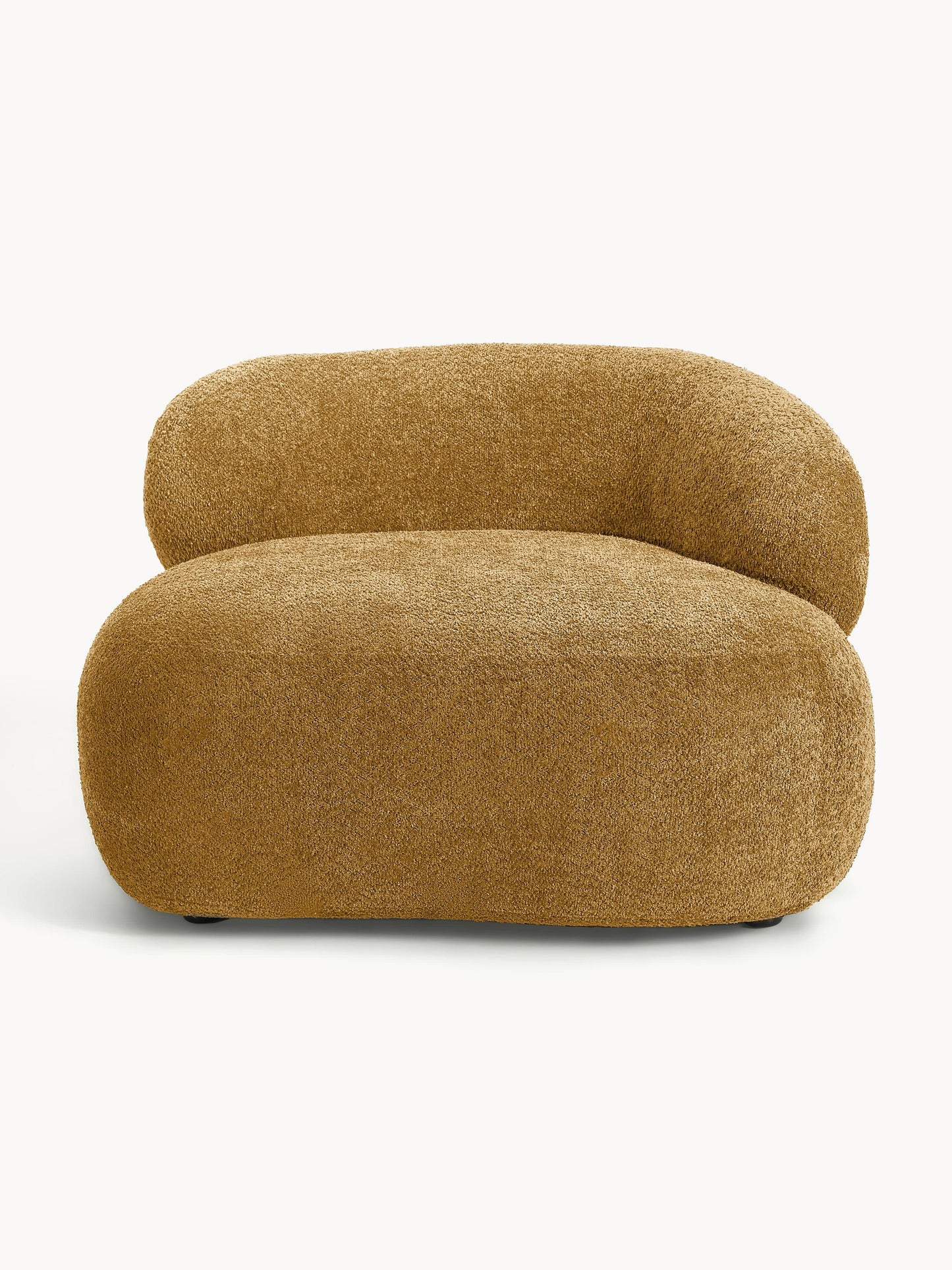 Alba Lounge Armchair with Teddy Bouclé Cover