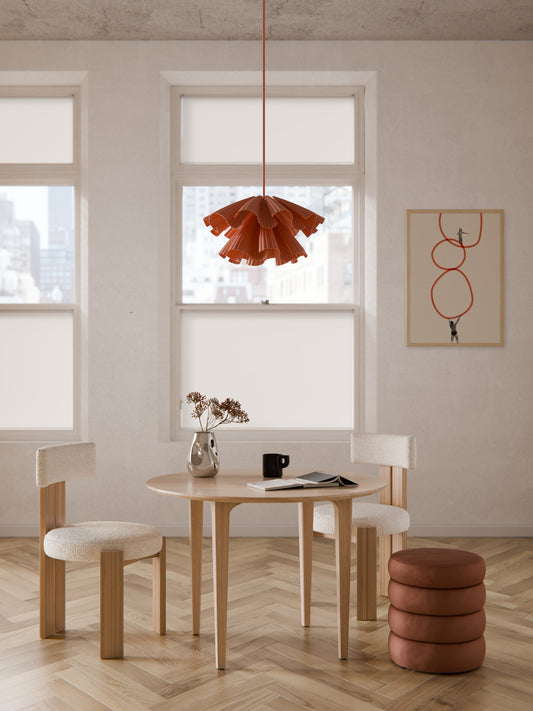 Archie Round Dining Table in Oak, Measuring Ø 110 cm