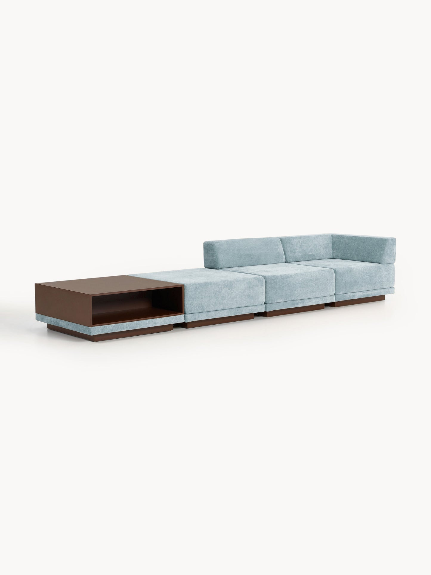 Colin Modular Sofa (4-Seater) with Ottoman & Coffee Table