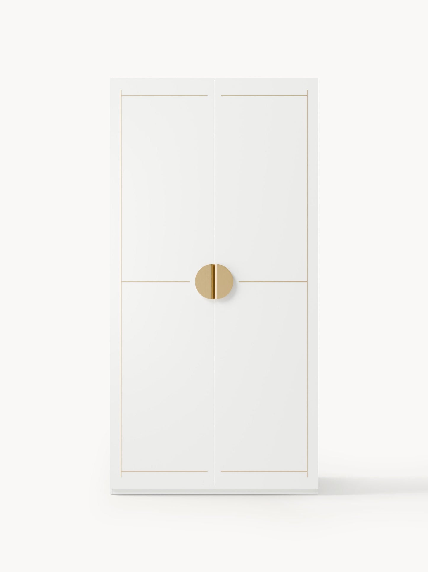 Denise Modular Wardrobe with Hinged Doors, 100 cm Wide, in Various Sizes