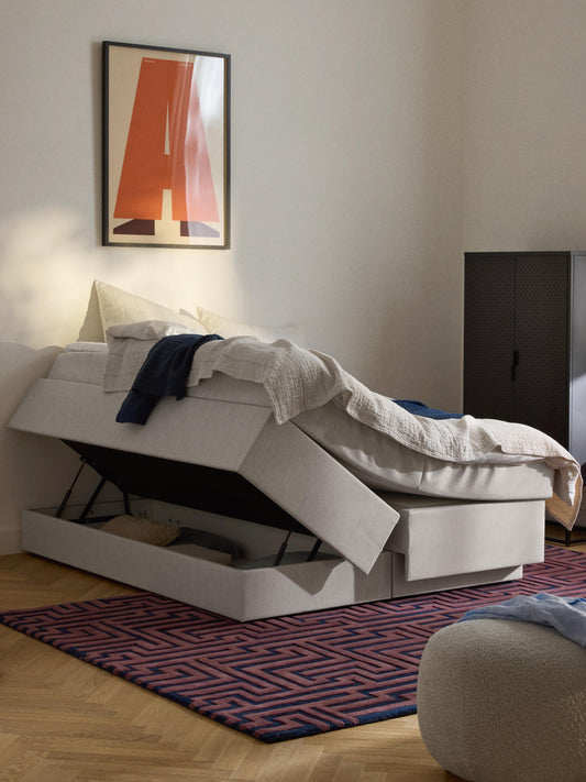 Enya Storage Bed, Box Spring