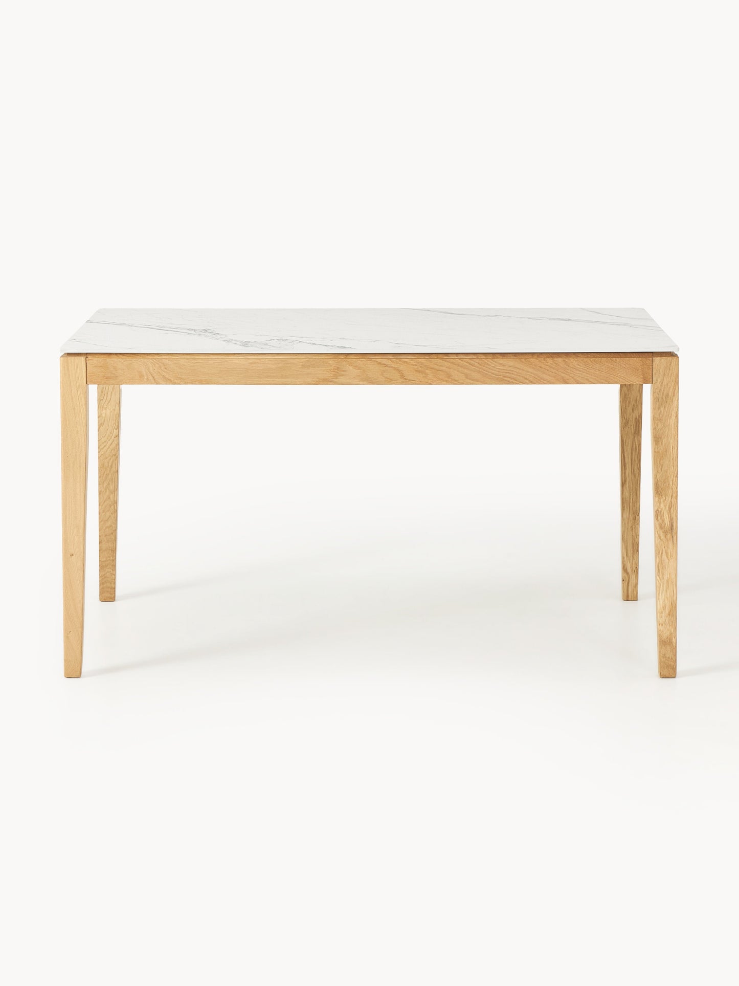 Jackson Dining Table, Tabletop in Marble Look, Available in Various Sizes