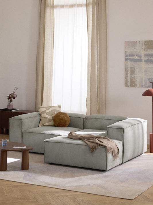 Lennon Modular Corduroy Corner Sofa (2-Seater)