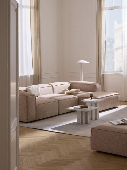 Lennon Modular Corner Sofa in Linen Blend (4-Seater)