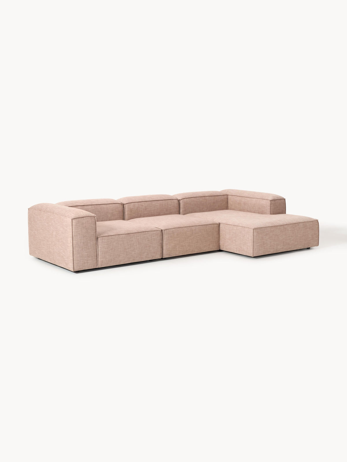 Lennon Modular Corner Sofa in Linen Blend (4-Seater)