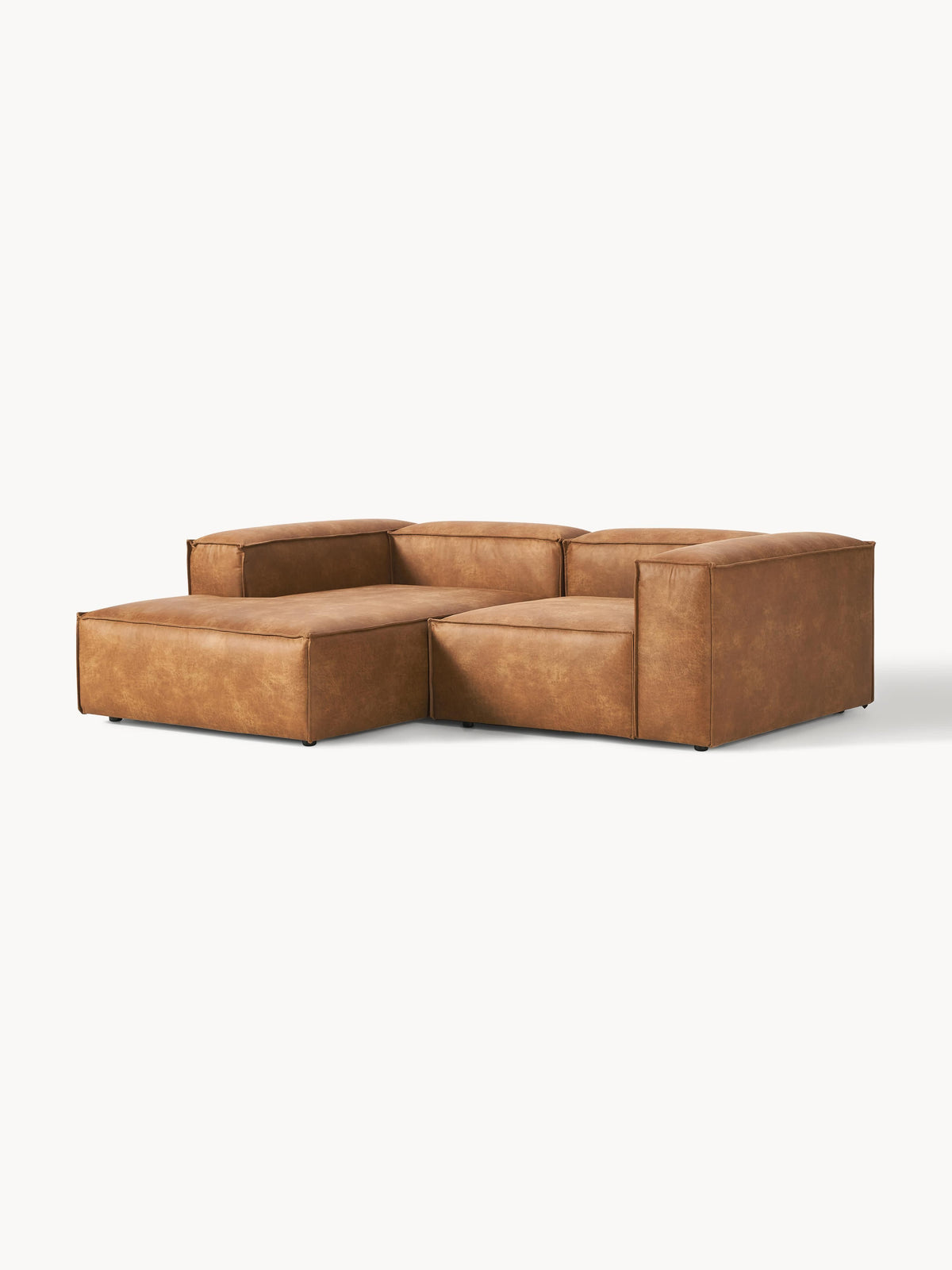 Lennon Modular Leather Corner Sofa (2-Seater)