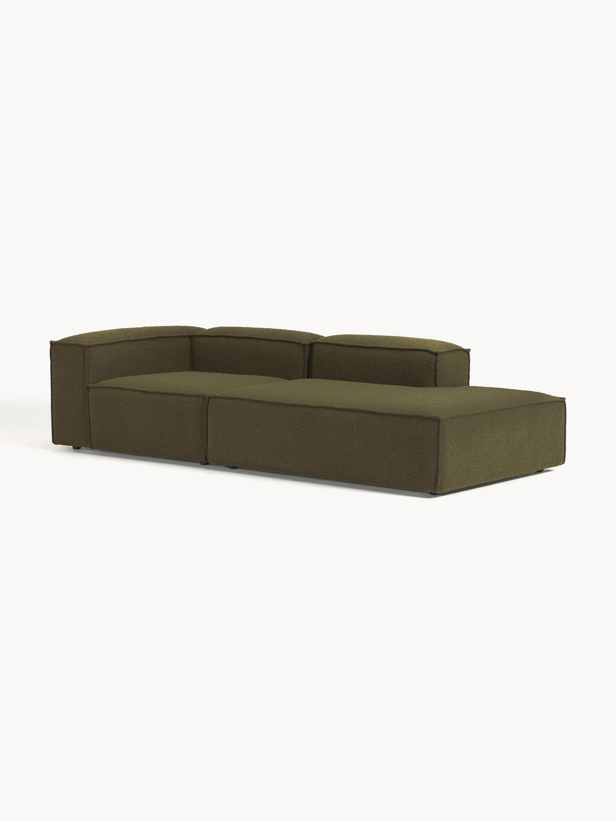 Lennon Modular Ottoman, Bouclé