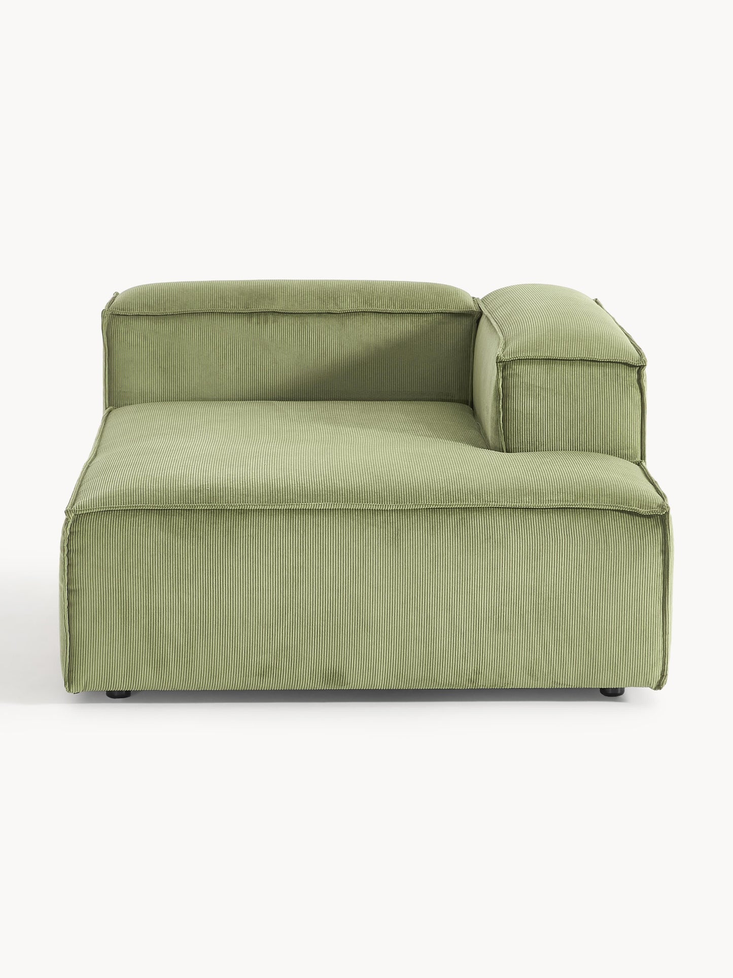 Lennon Ottoman Corner Piece in Corduroy