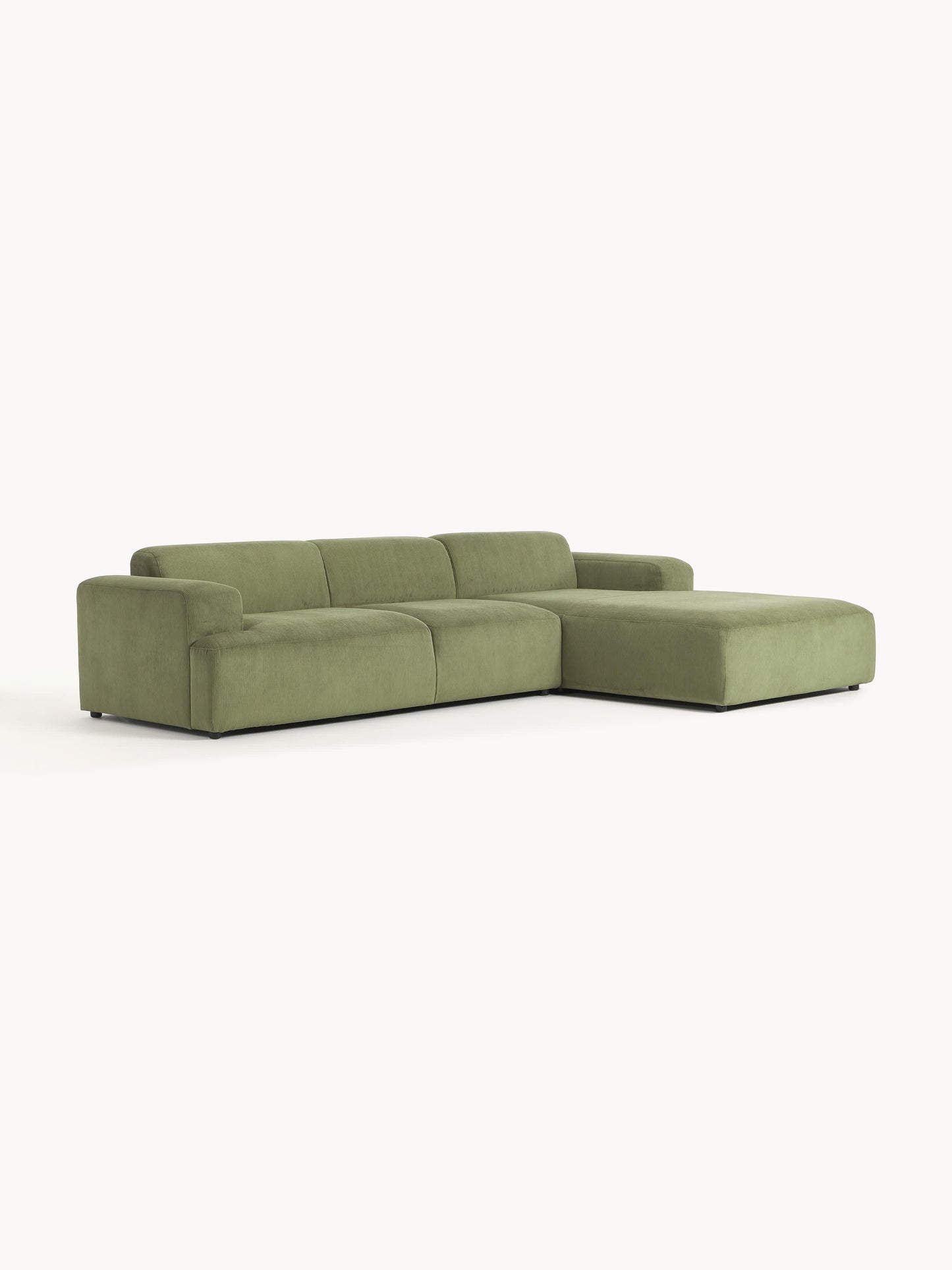 Melva Corner Sofa in Corduroy (4-Seater)