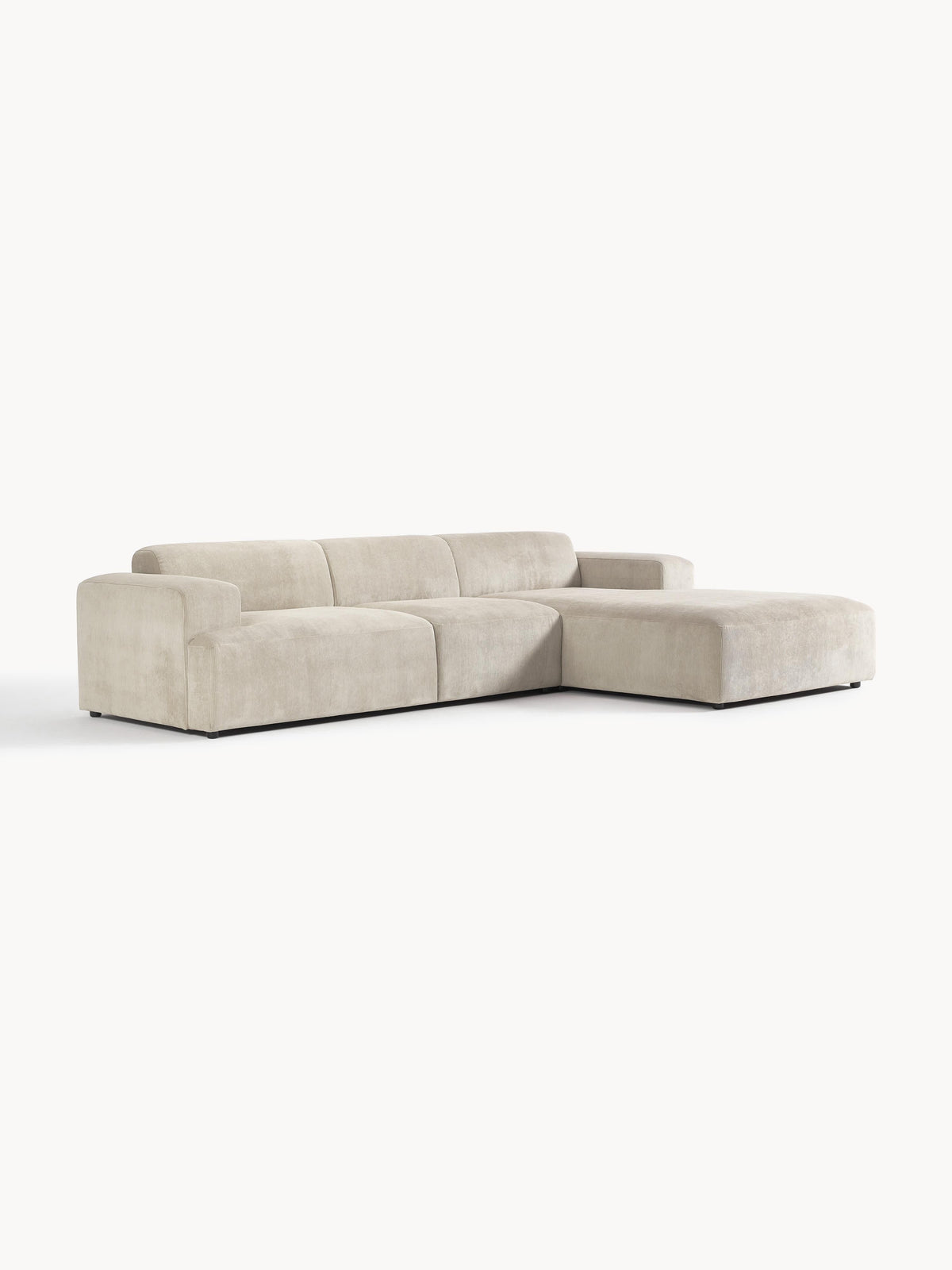 Melva Corner Sofa in Corduroy (4-Seater)