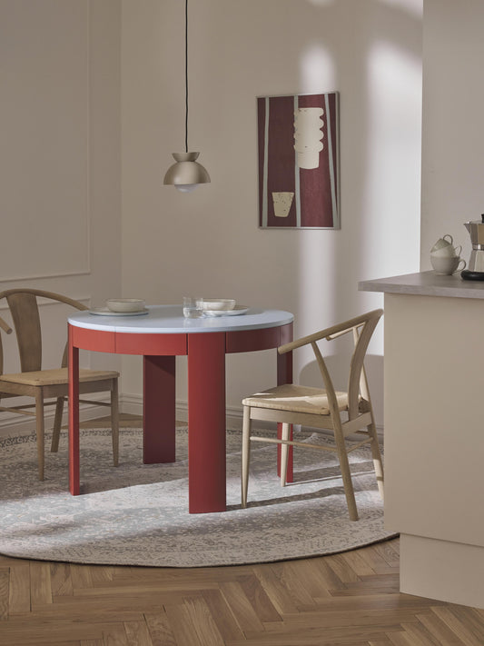 Samos Extending Dining Table, Size 100 - 140 x 75 cm