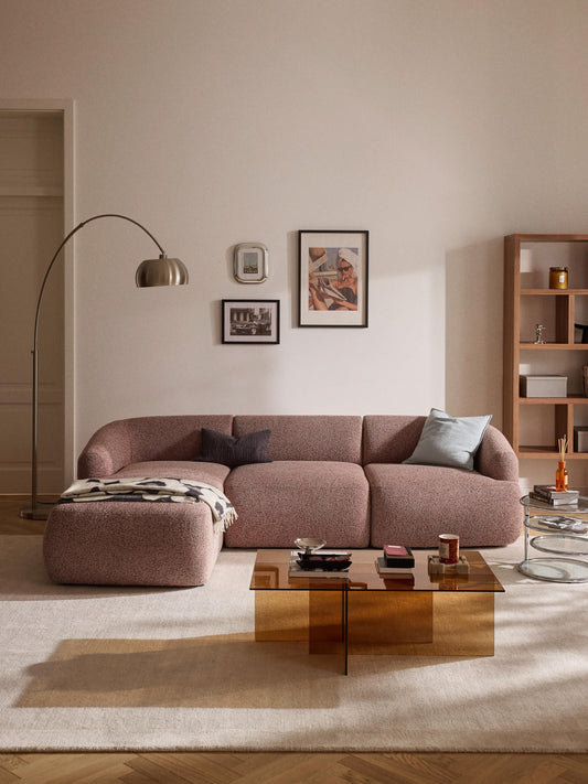 Sofia Bouclé Modular Corner Sofa (3-Seater)