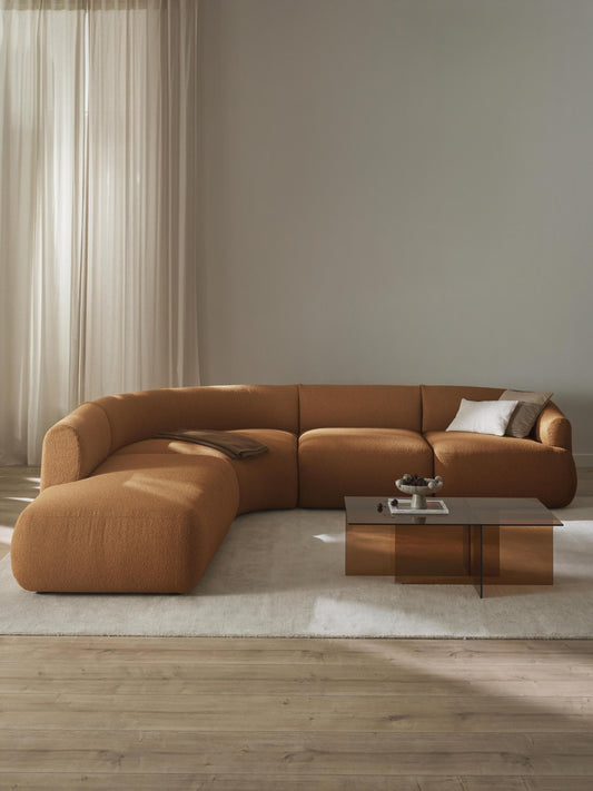 Sofia Bouclé Modular Corner Sofa (4-Seater)