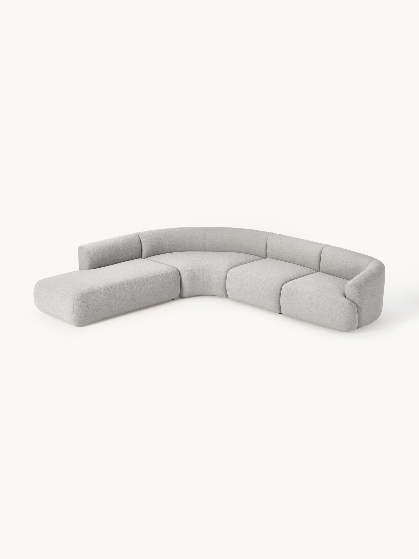 Sofia Bouclé Modular Corner Sofa (4-Seater)