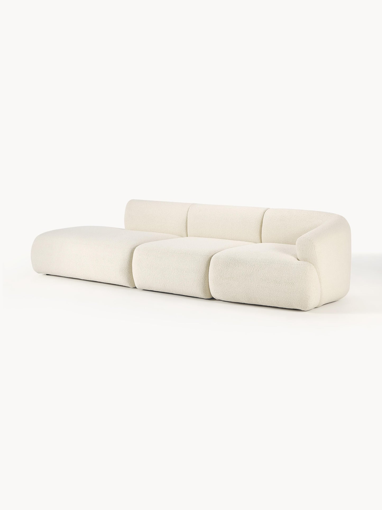 Sofia Modular Teddy Pouffe (3-Seater)