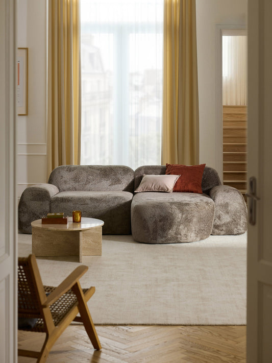 Wolke Modular Teddy Bouclé Corner Settee (3-Seater)