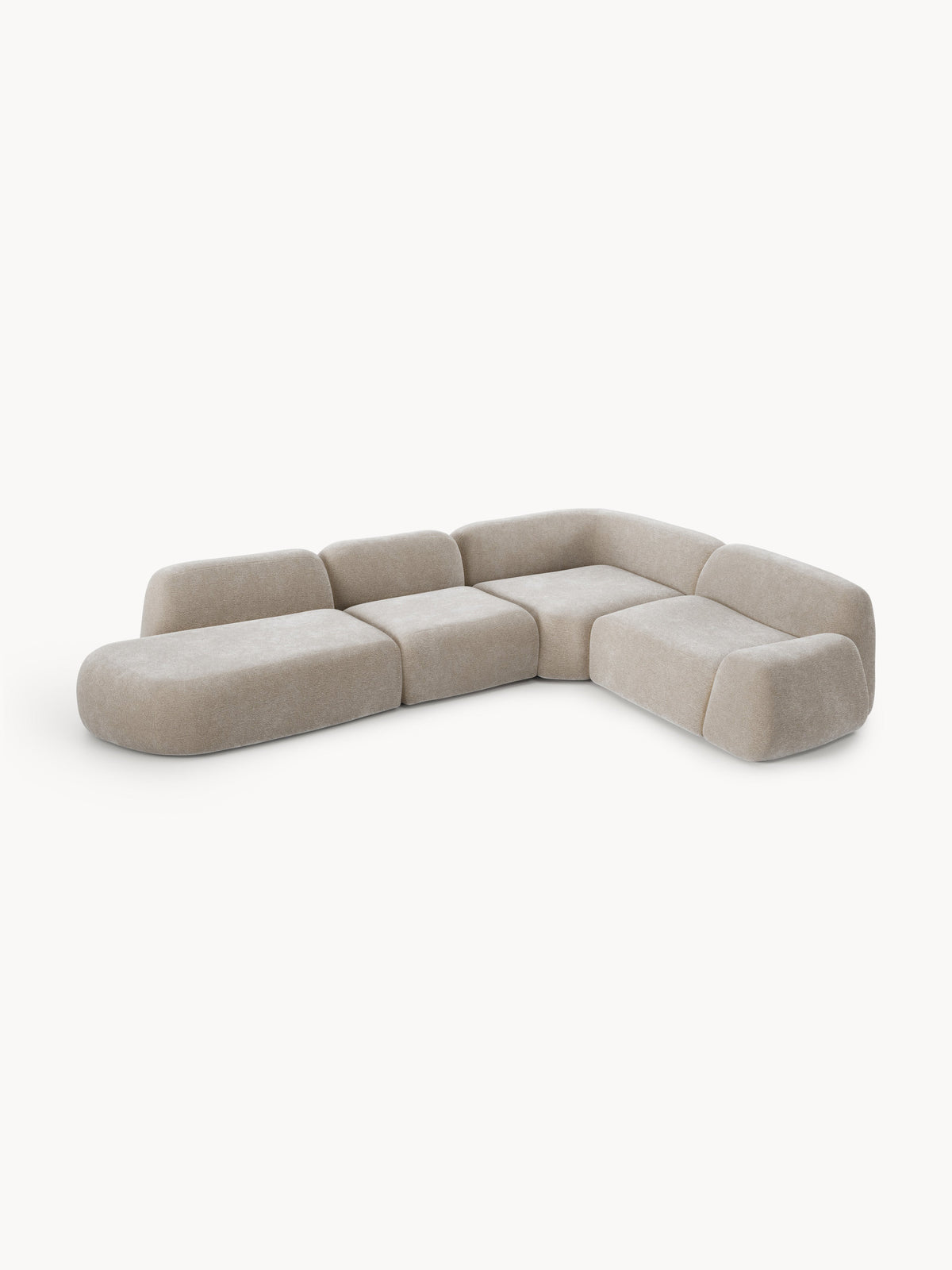 Wolke Modular XL Corner Settee with Chaise Longue