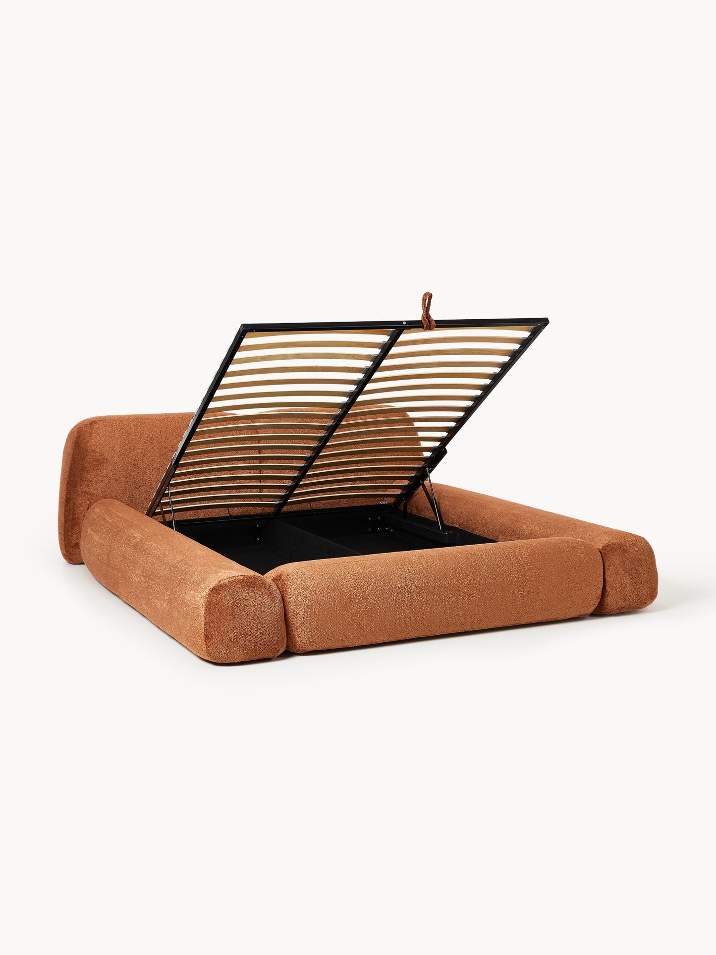 Wolke Teddy Bouclé Upholstered Storage Bed