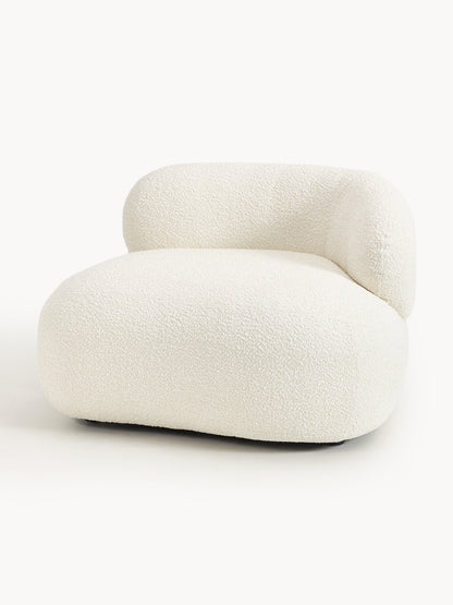 Alba Lounge Armchair with Bouclé Cover