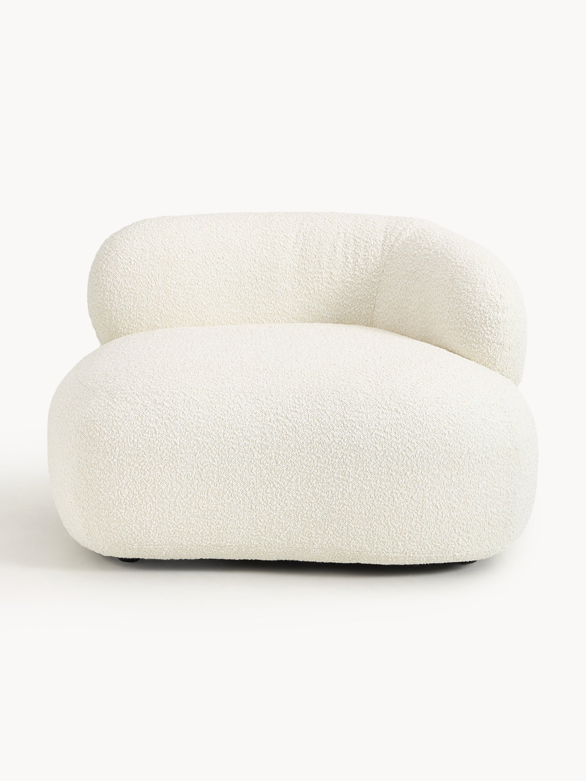 Alba Lounge Armchair with Bouclé Cover