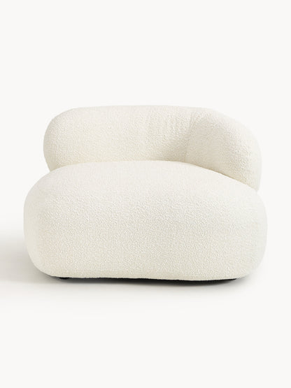 Alba Lounge Armchair with Bouclé Cover