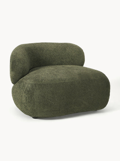 Alba Lounge Armchair with Teddy Bouclé Cover