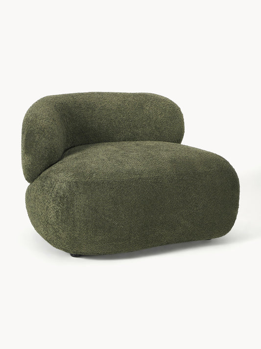 Alba Lounge Armchair with Teddy Bouclé Cover