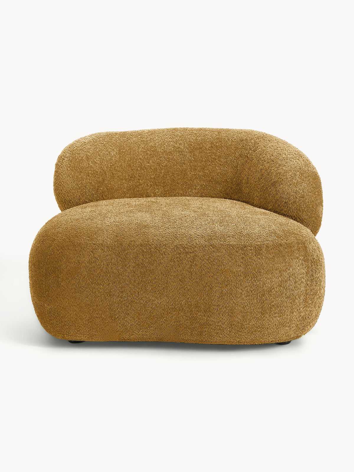 Alba Lounge Armchair with Teddy Bouclé Cover