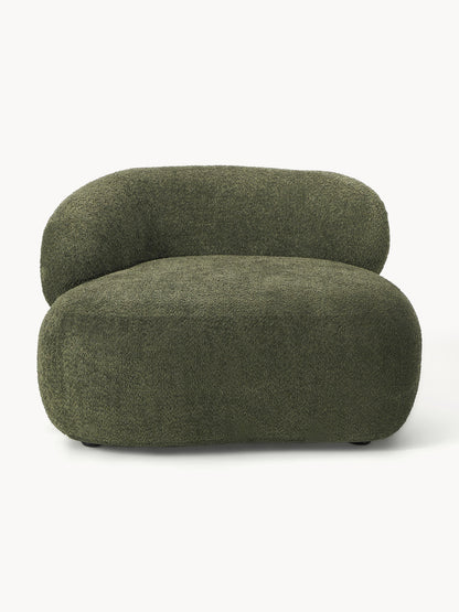 Alba Lounge Armchair with Teddy Bouclé Cover