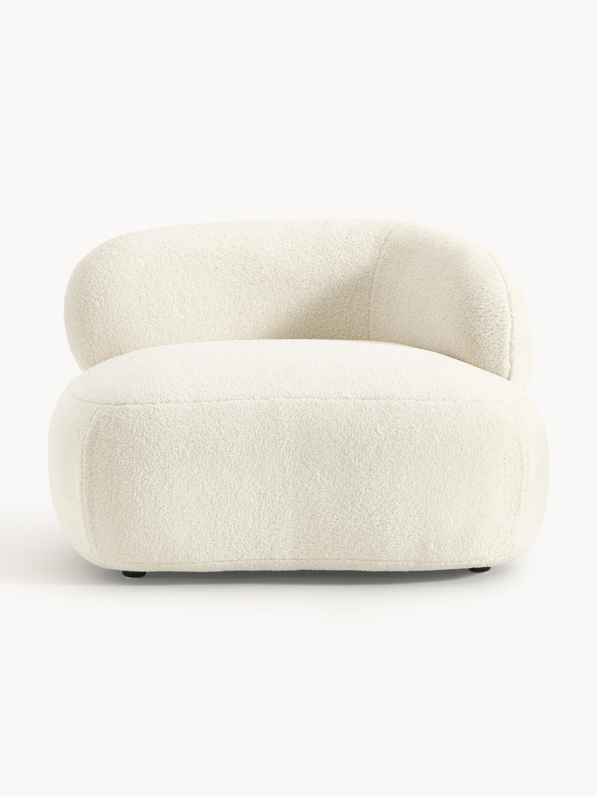 Alba Lounge Armchair with Teddy Fur Cover