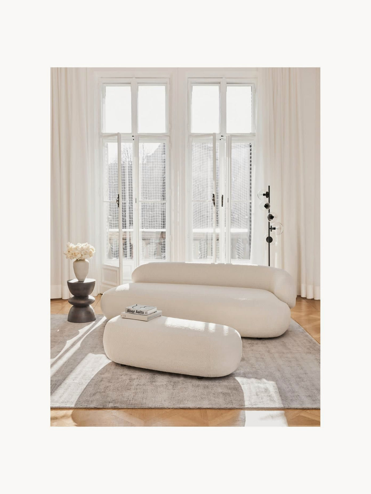 Alba Sofa in Teddy (3-Seater)