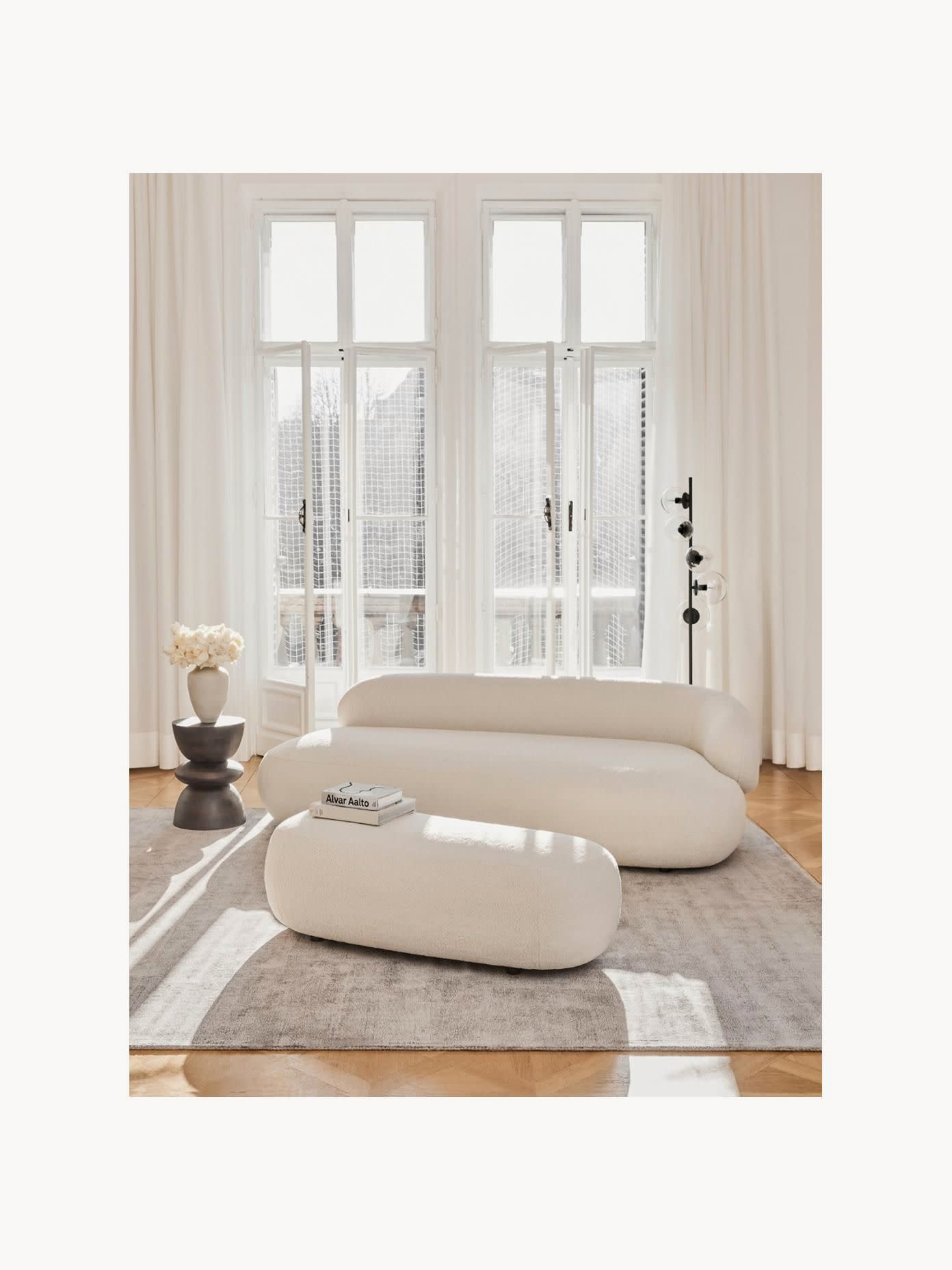 Alba Sofa in Teddy (3-Seater)