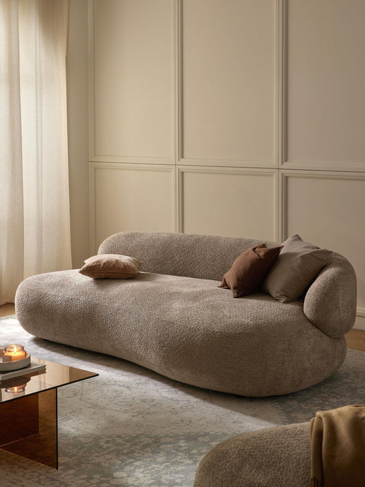 Alba Teddy Bouclé Sofa (3-Seater)