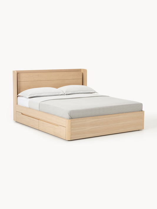 Allow Wooden Bedstead with Drawers