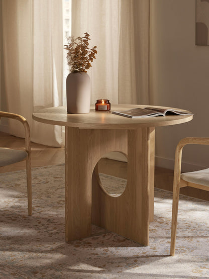 Apollo Round-Shaped Dining Table, in Various Sizes