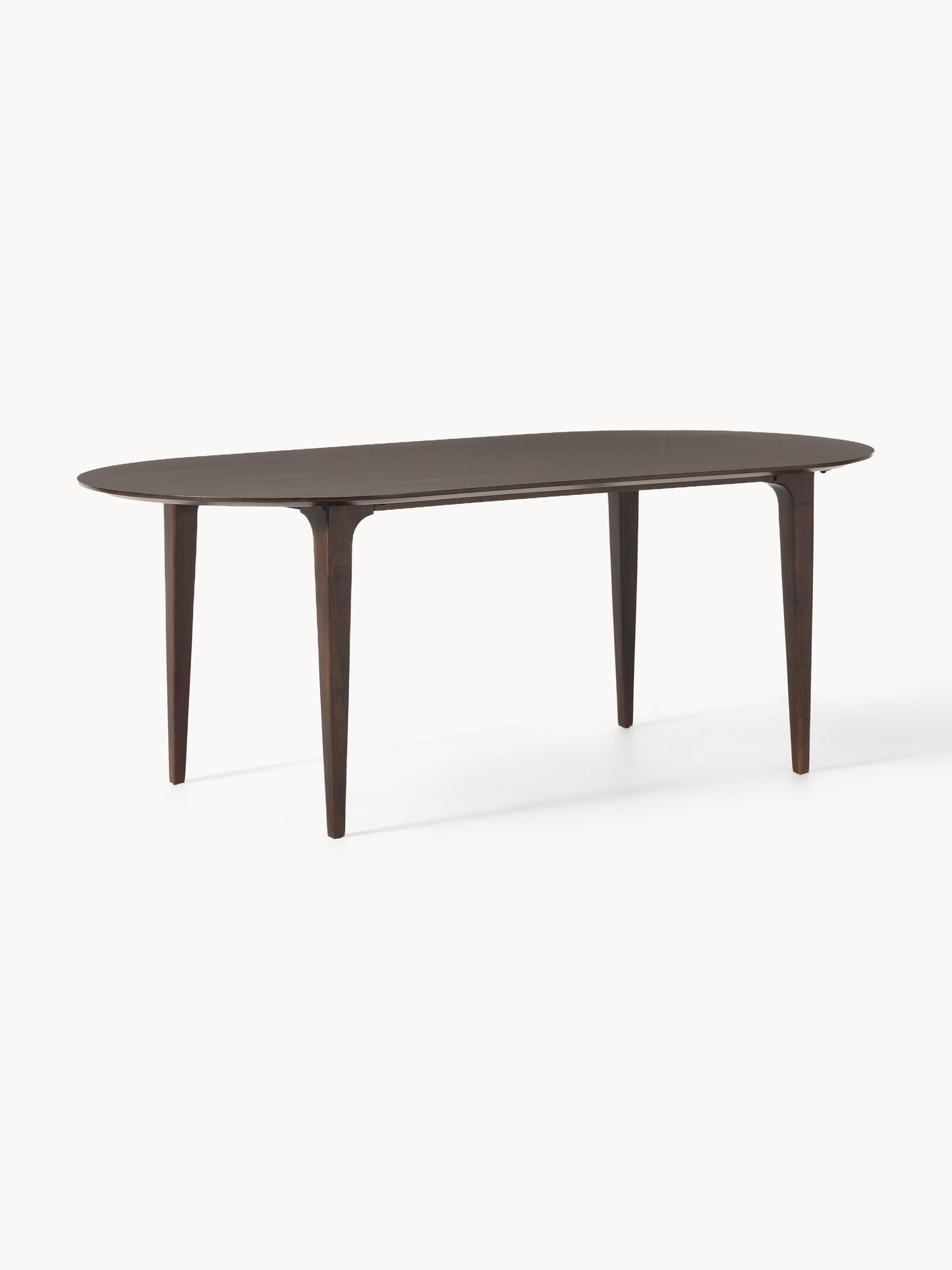 Archie Oval Dining Table in Mango Wood, Measuring 200 x 100 cm