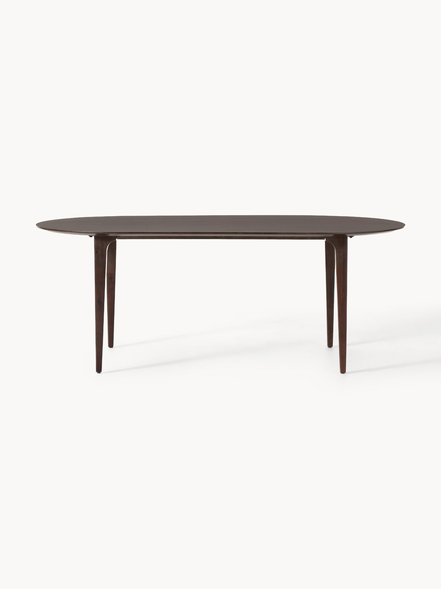Archie Oval Dining Table in Mango Wood, Measuring 200 x 100 cm