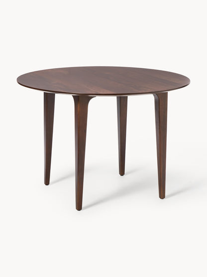 Archie Round Dining Table in Mango Wood, Measuring Ø 110 cm