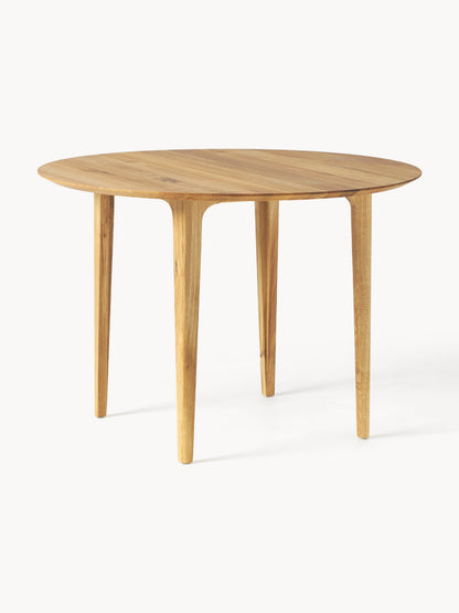 Archie Round Dining Table in Oak, Measuring Ø 110 cm