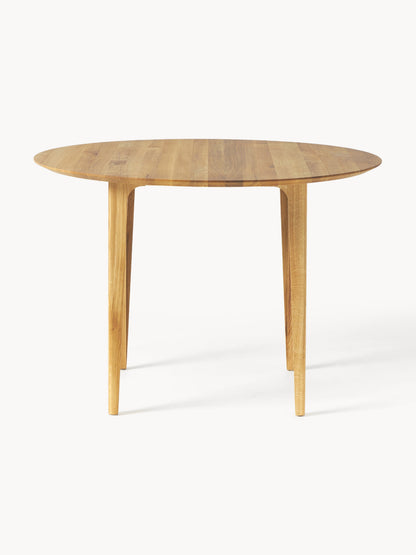 Archie Round Dining Table in Oak, Measuring Ø 110 cm