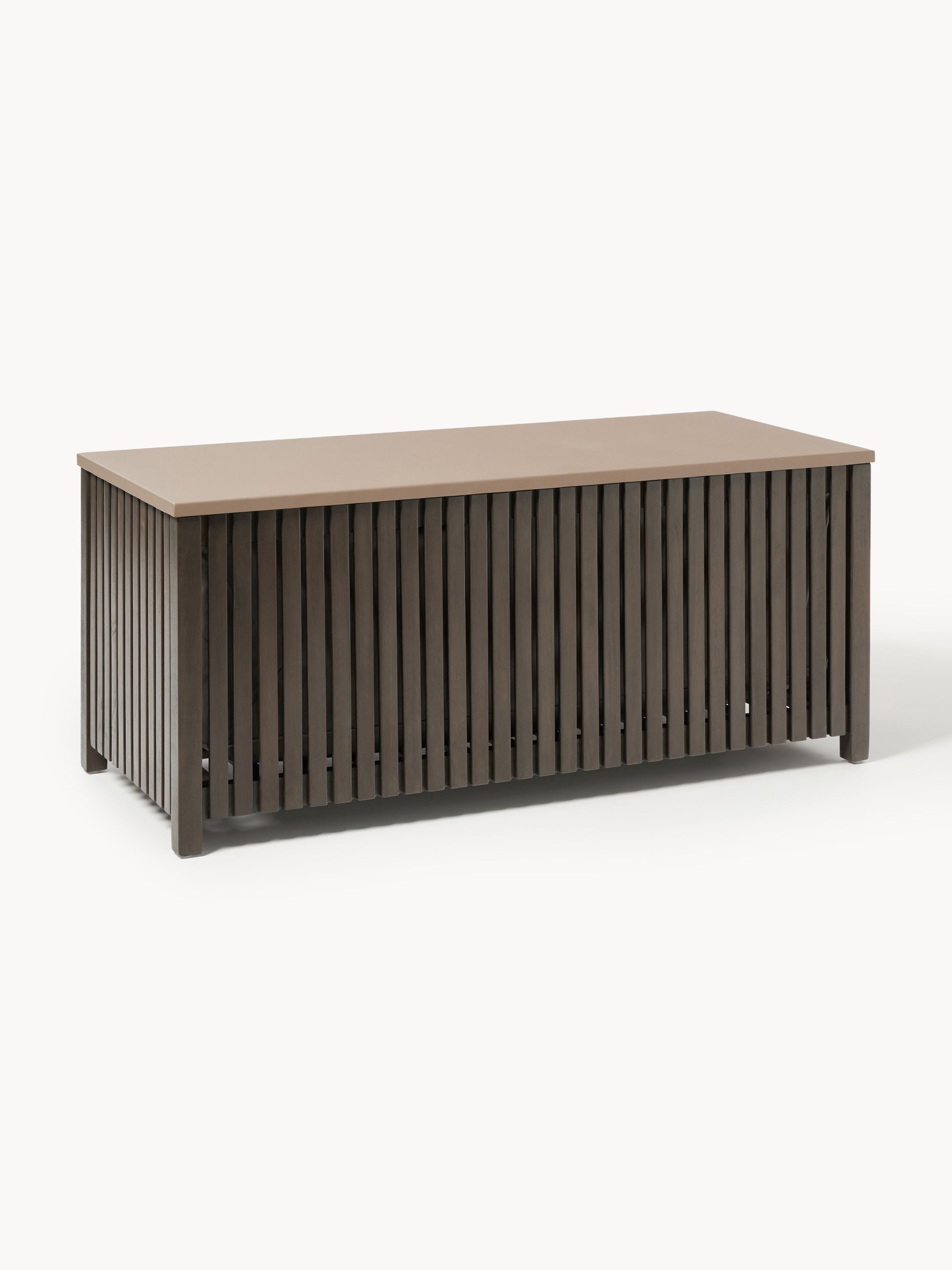 Arkin Acacia Wood Garden Storage Box with Insert, Size W 129 cm