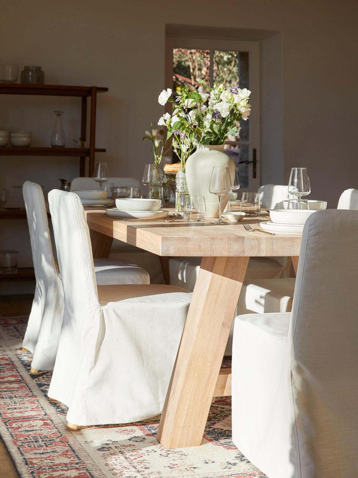 Ashton Dining Table in Oak, Available in Various Sizes