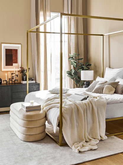 Belle Four-Poster Bed Made of Metal