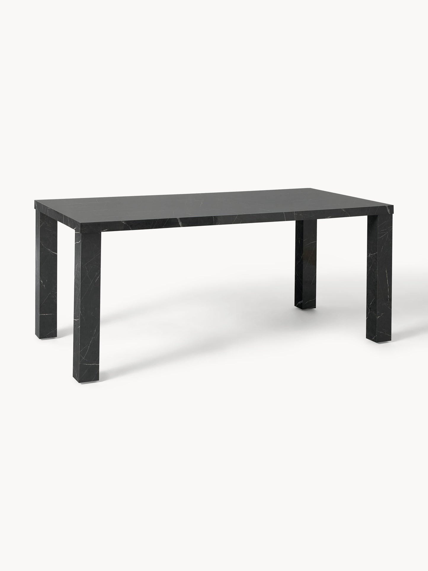 Carl Dining Table in Marble Look, Size 180 x 90 cm