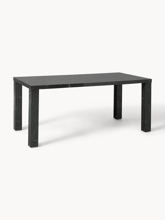 Carl Dining Table in Marble Look, Size 180 x 90 cm