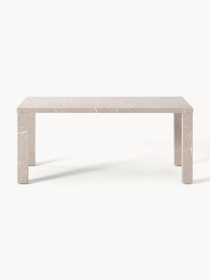 Carl Dining Table in Marble Look, Size 180 x 90 cm