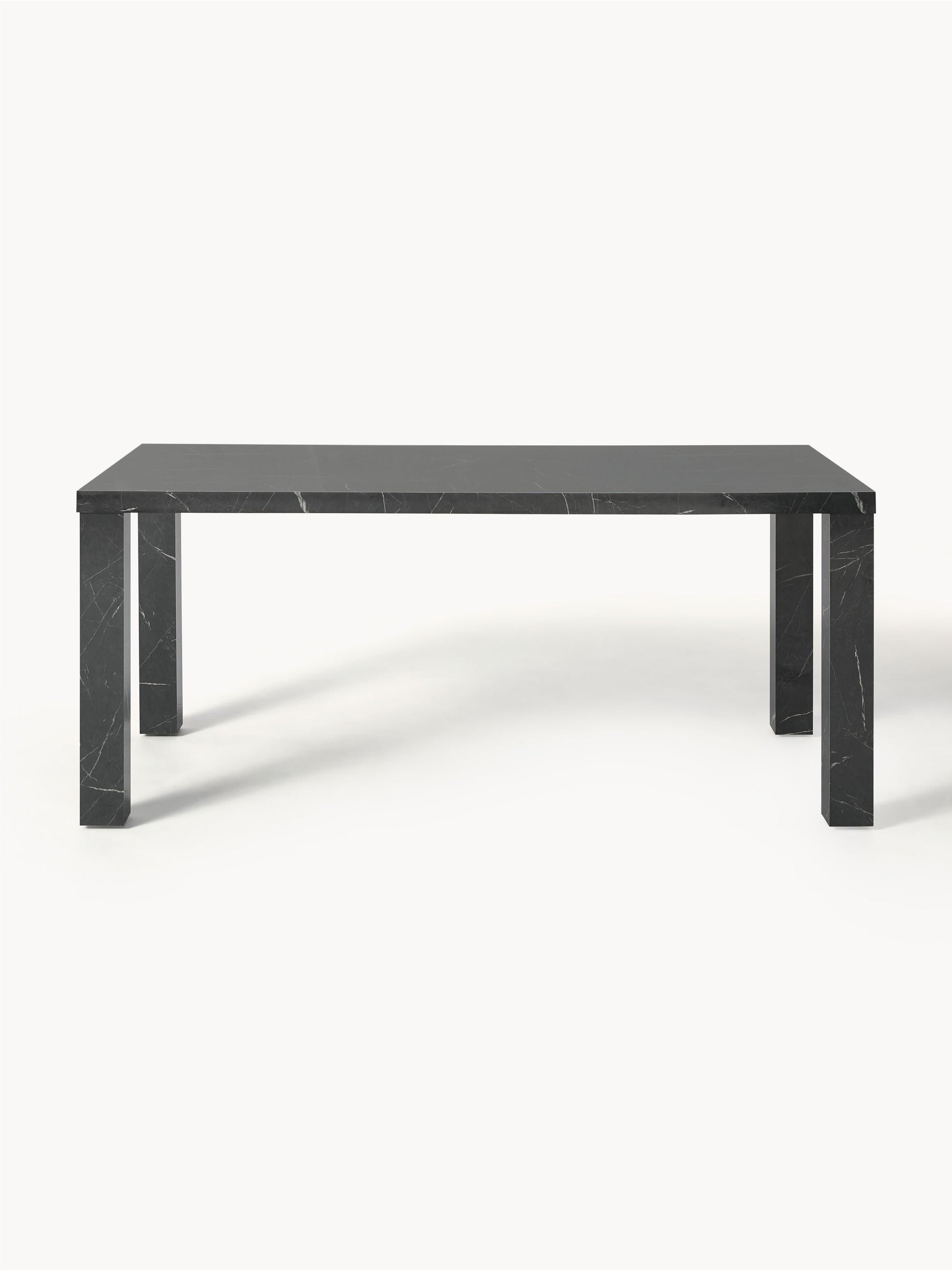Carl Dining Table in Marble Look, Size 180 x 90 cm