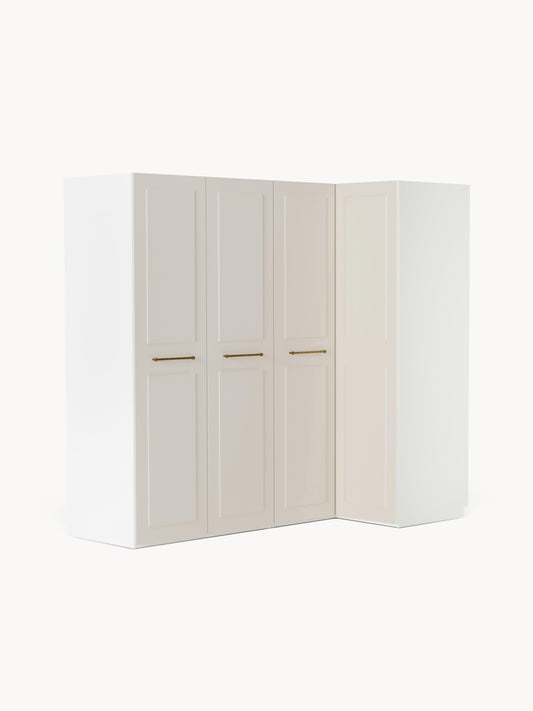 Charlotte Modular Corner Wardrobe in Various Sizes, 215 cm Wide