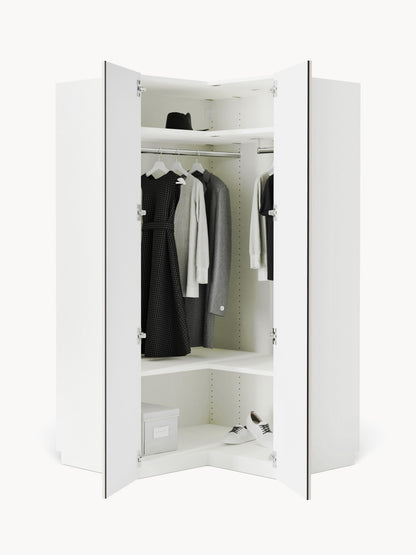 Charlotte Modular Corner Wardrobe, Measuring 115 cm Wide