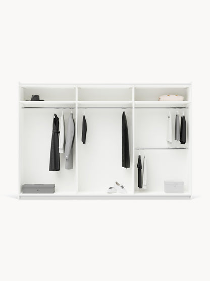 Charlotte Modular Sliding-Door Wardrobe in Various Sizes, 300 cm Wide